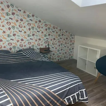 Au Coeur Des Vignes Lägenhet *